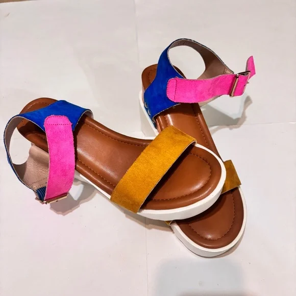 Ninety Union Blue Sandals - Picture 2 of 10